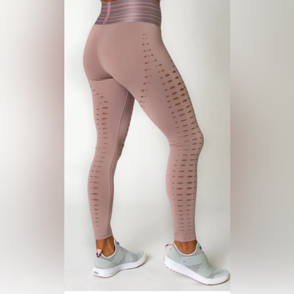 NWT Beloforte Lenox Leggings Dusty Rose size M - Picture 2 of 14